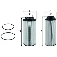 MAHLE ORIGINAL Filter KX 439KIT