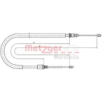 METZGER Seilzug, Feststellbremse 10.6791
