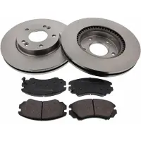 F.BECKER Bremsensatz, Scheibenbremse 13810319 belüftet 280mm 26mm für KIA HYUNDAI