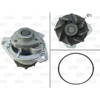 Valeo Wasserpumpe [Hersteller-Nr. 506798] für Seat, Porsche, VW, Ford, Audi, Skoda