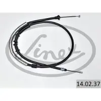 Linex Handbremsseil 14.02.37 Links für FIAT GRANDE PUNTO (199) 1654/1422mm