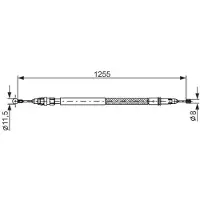 Bosch Seilzug, Feststellbremse 1 987 482 235