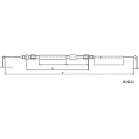 METZGER Handbremsseil Seilzug Feststellbremse für BMW 3 Touring (F31) Hinten Links Hinten Rechts Rechts 10.4233