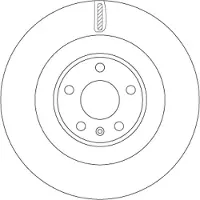 TRW Bremsscheibe DF6750S, 1 Stück