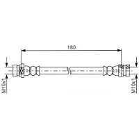 Bosch Bremsschlauch 1 987 481 681