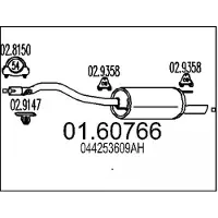 MTS Endschalldämpfer 01.60766