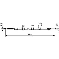 Bosch Bremszug, Handbremse 1 987 482 627