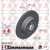 ZIMMERMANN Bremsscheibe SPORT Z 150.3450.52