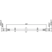 METZGER Bremsschlauch 4111492