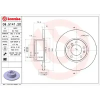 Brembo Bremsscheibe 08.5141.20