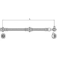 METZGER Bremsschlauch 4110132