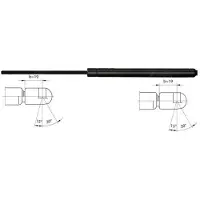 METZGER 2110180 Gasfeder Heckklappendämpfer für FIAT STILO (192) 440mm