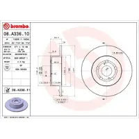 Brembo Bremsscheibe 08.A336.11