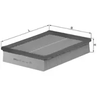 MAHLE ORIGINAL Luftfilter LX 856 für Fiat Multipla