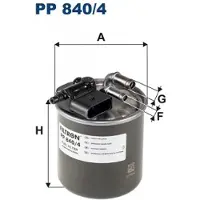 FILTRON Kraftstofffilter PP 840/4 passend für MERCEDES-BENZ SPRINTER 3,5-t Kasten (906) Leitungsfilter