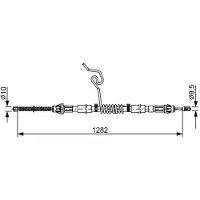 Bosch Seilzug, Feststellbremse [Hersteller-Nr. 1987482462] für Ford