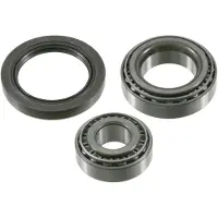 SWAG Radlagersatz Vorne Links Vorne Rechts passend für MERCEDES-BENZ C-Klasse Limousine (W204) Kegelrollenlager 62mm 10 92 7311