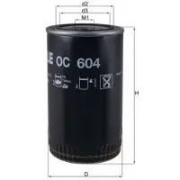 MAHLE ORIGINAL Ölfilter OC 604