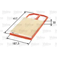 Valeo Luftfilter 585095 für VW Seat Skoda Polo III Ibiza II Cordoba Golf IV