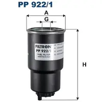 FILTRON Kraftstofffilter PP 922/1