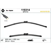 Valeo SWF Das Original 2x Wischerblätter SF314 - Vorne - 600 mm / 400 mm