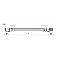 METZGER Bremsschlauch 4110047