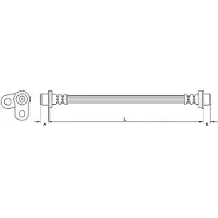 METZGER Bremsschlauch 4110747