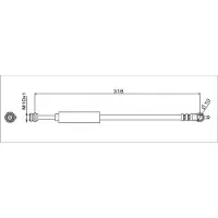 METZGER Bremsschlauch 4111629