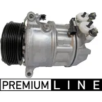MAHLE ORIGINAL Klimakompressor Kühlmittel-Verdichtung 12 V Ø 110 mm passend für JAGUAR XF