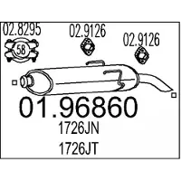 MTS Endschalldämpfer 01.96860