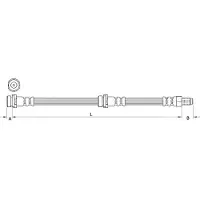 METZGER Bremsschlauch 4111034