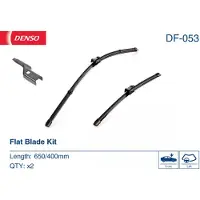 Denso Flat Scheibenwischer Vorne für TOYOTA AVENSIS Station Wagon (ZRT27, ADT27) Rahmenlos