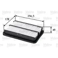 Valeo Luftfilter 585256 für Hyundai Santa FÉ I