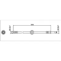 METZGER Bremsschlauch GREENPARTS 4112065