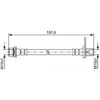 Bosch Bremsschlauch 1 987 481 738