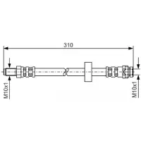 Bosch Bremsschlauch 1 987 476 883