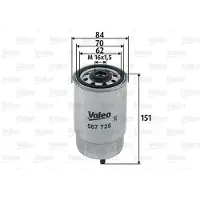Valeo Kraftstofffilter 587735