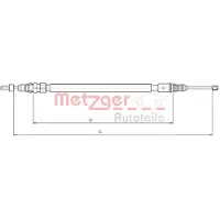 METZGER Seilzug, Feststellbremse 10.4663
