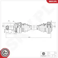 ESEN SKV Antriebswelle 40SKV053