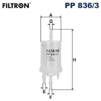 FILTRON Kraftstofffilter PP836/3