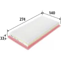 Valeo Luftfilter 585457 für Fiat Lancia Alfa Romeo 500 C Ypsilon Mito Punto