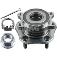 SWAG Radlagersatz Vorne Links Vorne Rechts für NISSAN Qashqai II (J11, J11) Schrägkugellager 85mm 33 10 5234