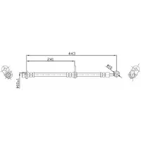 METZGER Bremsschlauch 4115189