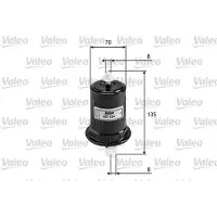 Valeo Kraftstofffilter 587024