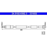 Ate 24.5102-0362.3 Bremsschlauch