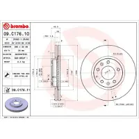 Brembo Bremsscheibe 09.C176.11