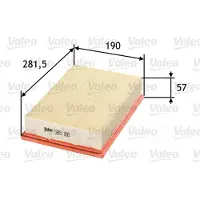 Valeo Luftfilter 585186 für Volvo Ford S40 II Focus C-Max V50 C30