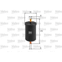 Valeo Kraftstofffilter 587022 für Audi Seat Skoda VW Bentley A3