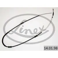 Linex Handbremsseil 14.01.98 Rechts für FIAT MULTIPLA (186) 2014/1668mm