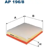 FILTRON Luftfilter OPEL,PEUGEOT,TOYOTA AP 196/8 3639671,9802348680,SU001A3798 Motorluftfilter,Filter für Luft